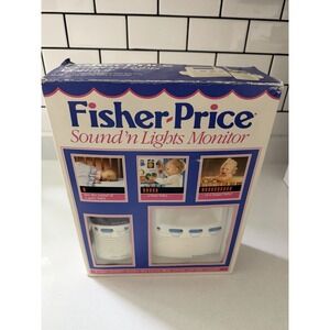 Vtg 1993 Fisher Price 1555 Super Sensitive Nursery Baby Monitor Tested & Manual